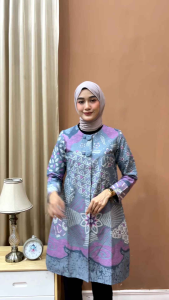 Tunik Batik Premium Full Trikot Batik DL Ukuran S M L XL XXL