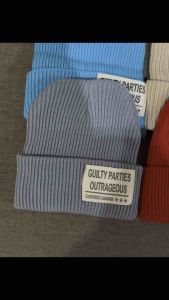 หมวกไหมพรม_Gulity Cap_Hat ใส่กันหนาว ลายปัก ลายสกรีน มีหลายสี หลายแบบ ราคาถูก พร้อมส่ง