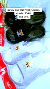 Sandal Anak Anak Laki Laki Motif One Piece Kekinian Bahan Karet Eva Ringan Berkualitas Premium