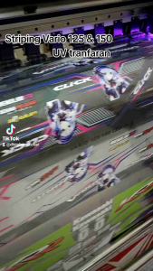 (cod) Lis stiker striping variasi UV tranfaran Vario fi 2013-2018 striping custom Vario LED tranfaran