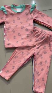 12-27kg Bộ tay dài cánh tiên bé gái form suông thun borip vải mềm mịn co giãn họa tiết đẹp 077