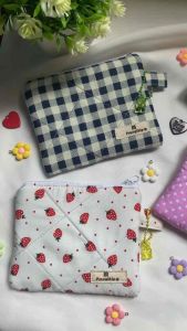 🔥 พร้อมส่ง 🔥 ☘️กระเป๋าสตางค์ใส่เหรียญและบัตร ลายน่ารักๆ ขนาดพกพา มี 8 สี🎀