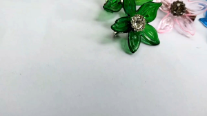 HN1 Hijabnur1 - Peniti Dagu & Bros Bunga Handmade