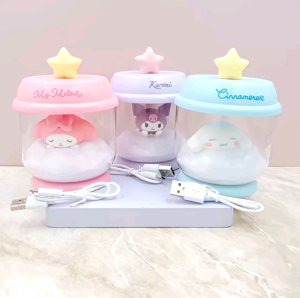 Lampu Tidur My Melody / Mainan Lampu Meja Kuromi / Lampu Hias Cinnamoroll Melody LTS MINISO ORI