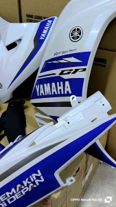 Cover set LC135 LCV2 GP DPBMC Blue+BWC White Graphic-14 siap Tampal