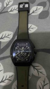 Expedition EXP 6800 Mc Green Army Rubber Spesial Edition (bekas jam tangan only)