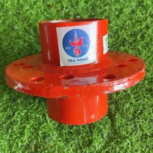 ดุม 6207 สีส้ม เพลา 4.5 นิ้ว ตราง้าว หนา ทนทาน รถไถนาเดินตาม ดูม้วน 6207 ดูเพลาดำ