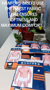3PCS HANFORD ORIGINAL WHITE COTTON BRIEFS