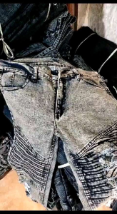 Celana Jeans Pria Bikers Rider Ripped
