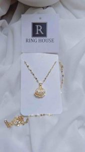 (Titan) Dây chuyền titan không đen nữ vỏ sò úp mở đẹp Ring House