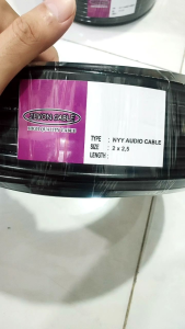 Kabel Listrik Jevon 2x2.5 45M FULL Isi 2 Serabut Tebal High Quality