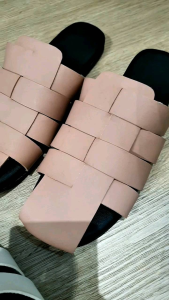 Jacky Riana Flat Sandal Wanita Kekinian Jumbo Size Big Size Custom Kaki Lebar Gendut Hadiah Kado Sepatu Sendal Cewek Perempuan