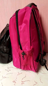 PRELOVED Pink Backpack FREE Black backpack (bag 2 pcs)