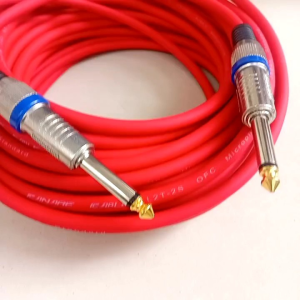 Kabel Jack Akai 6.5mm To Akai 6.5mm Kabel Gitar Bass Instrument 5m10m