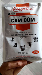 Cảm cúm ho sổ mũi trên gia súc và gia cầm gói 100 gram bột hòa tan.