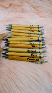 Personalized Engraved Wooden Ballpen | Wedding and Birthday Souvenir Gift Items