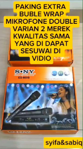 MIC WIRELEES / MIC DOUBLE SONY ES 800B