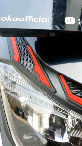 Misoka Front Shield Cover Nmax 155 Old /Aksesoris Motor Yamaha/Rubber Karet Keren Murah