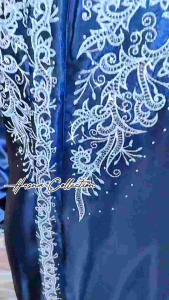 Gamis Bordir Satin Cristal: Desain Elegan untuk Pesta & Lebaran