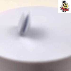 ปิ๊กกีตาร์ 10 ชิ้น ปิ๊กกีต้าร์ ขาว ทรง Fat Jazz เนื้อ Delrin ปิกกีตาร์ ขนาด 1.0 มม.