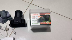 LUBY LAMPU SENTER KEPALA ZOOM 65W L-2906NL RECHARGEABLE CAHAYA PUTIH HEAD LAMP CAHAYA SUPER TERANG