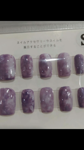 (Ready Stock in Malaysia)100%Handmade Artificial nail/Press on nail/fake nails manicure/simple style/include tool kit set/free jelly glue nail/nails full set/纯手工穿戴甲