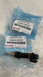 หัวฉีด 8รู สีดำ 1หัว แท้เบิกศูนย์ TOYOTA SIENTA YARIS VIOS 1.2 2NR 3NR ปี 2013-2023 รหัส 23209-0Y030