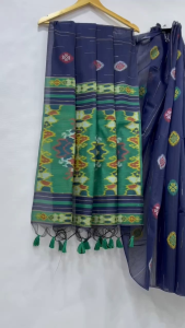 Premium Soft Ikkat Cotton Sarees