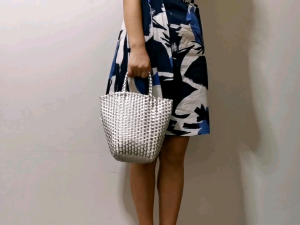 DaVee | Handmade Japanese style woven bag woven basket bucket bag top-handle bag