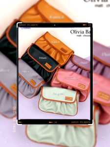 Tas Selempang Wanita Olivia Bag by Ainun Bahan Chocoly Premium Branded