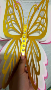 3D butterfly 7.8 × 11 inches size