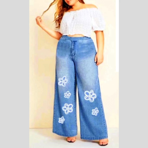wide leg jeans palazzo style ready stok..