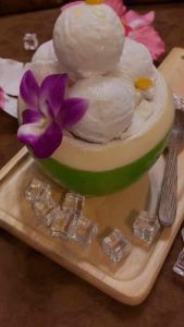 #โมเดลไอศครีมมะพร้าว #ไอศครีมมะพร้าวน้ำหอม ##ไอศครีมมะพร้าวน้ำหอม ( ราคาดังกล่าวเป็นราคาเฉพาะไอศครีมมะพร้าว) ไม่รวมภาชนะและอุปกรณ์ตกแต่งอื่นๆ