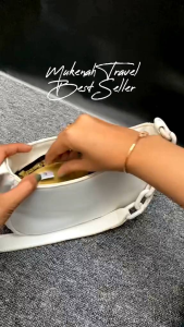 Terbaru Viral Mukenah Traveling Parasut Polos Korea 2in 1 Resleting Adem Waterproof