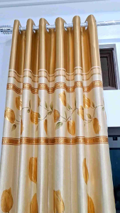 Gorden Jendela dome kuning| Gorden Blackout minimalis elegan | gorden tebal | gorden buludru | blackout original | horden pintu dan jendela