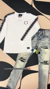 เสื้อยืดแขนสั้น T-18 ผ้าคอตตอน100% ทรงตรง เนื้อผ้านิ่มใส่ได้ทั้งชายและหญิง !!!