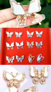 Bross Jilbab Kerudung Kupu Kupu Cantik Grosir Indah Free Gift COD Kondangan Arisan