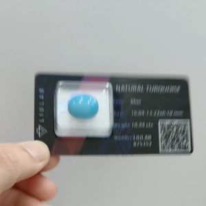 875352-ĐÁ NGỌC LAM THIÊN NHIÊN TURQUOISE ĐÃ KIỂM ĐỊNH LIULAB