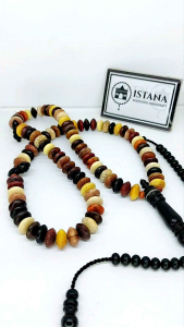 Tasbih Kayu Bertuah Kombinasi Kayu Langkah Butiran Pipi