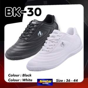 Breaker Futsal รองเท้าฟุตซอล รุ่น BK30 - สีดำ/ขาว [35-45] รองเท้าฟุตบอล Breaker ที่มีคุณภาพดี สะดวกในการใช้งาน สามารถเปลี่ยนได้ ไม่รับผิดชอบค่าส่งคืนและส่งกลับ สอบถามรายละเอียดเพิ่มเติมได้ค่ะ #รองเท้าฟุตซอล #รองเท้าBreaker #ฟุตซอลหนังสีขาว #ฟุตซอลหนังสีดำ
