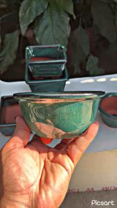 6 chậu trồng cây mini trồng sen đá xương rồng