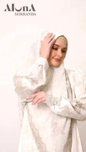 (9) ALUNA MIRANDA FRANSISKA DRESS - Baju Dress Gamis Syari Muslimah Fransesca By Aluna Miranda