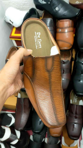 SEPATU SANDAL BUSTONG KULIT PRIA DR. IAM B. 6029 TAN ( PRODUKSI SENDIRI )