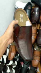 SEPATU SANDAL BUSTONG KULIT PRIA DR. IAM B. 6029 MAROON ( PRODUKSI SENDIRI )