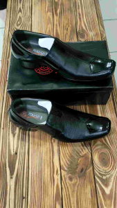 SEPATU PANTOFEL FORMAL KULIT PRIA PERSADA 6028 HITAM ( PRODUKSI SENDIRI )