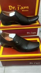 SEPATU PANTOFEL FORMAL KULIT PRIA DR. IAM 6003 COKLAT ( PRODUKSI SENDIRI )