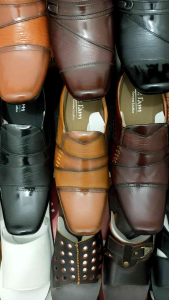 SEPATU SANDAL BUSTONG KULIT PRIA DR. IAM B. 6039 TAN ( PRODUKSI SENDIRI )