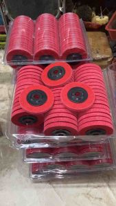 Bánh nỉ đánh bóng inox BSA 100mm lỗ trục 16mm đánh bóng kim loại loại bỏ hạt nhám nốt sần vết xước trên bề mặt