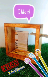 Reusable Wooden Alkansya- For your Future