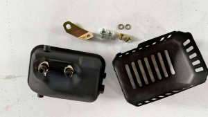 ชุดท่อไอเสียเครื่องตัดหญ้าRobin NB411(ครบชุดพร้อมติดตั้ง) ของแท้ งานคุณภาพ งานญี่ปุ่น 🇯🇵🇯🇵🇯🇵 อะไหล่แยกขาย